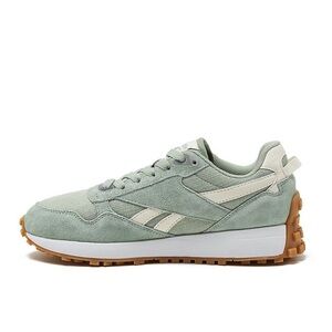 Reebok Mint Suede Trainers with White and Tan Accents